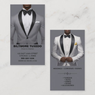 Tuxedo pak Mannen kleding Modern Clean Visitekaartje