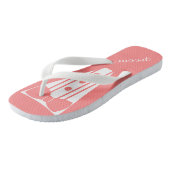 Tuxedo Persoonlijke kleur Teenslippers (Schuin)