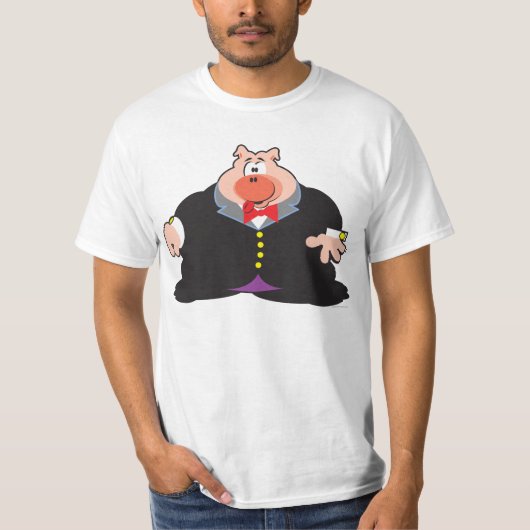 Tuxedo Pig T-shirt (Voorkant)