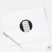 Tuxedo Ronde Sticker (Envelop)