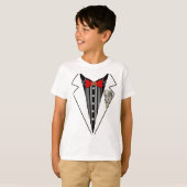 Tuxedo- Steampunk Weddenschap Design T-shirt (Voorkant volledig)