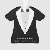 Tuxedo Suit Bowtie Mariage officiel Noël (devant)