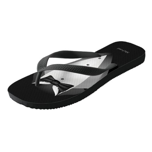 Tuxedo Suit Funny Teenslippers (Schuin)
