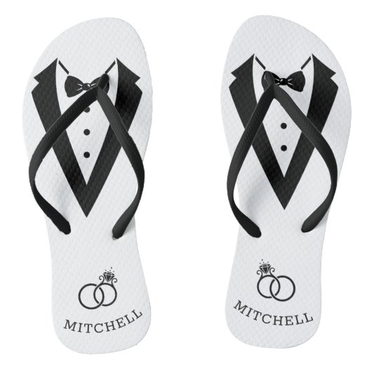 Tuxedo-Teenslippers Teenslippers (Voetbed)
