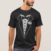 Tuxedo  Tuxedo Funny Groomsmen Gezegden Wedd T-shirt (Voorkant)