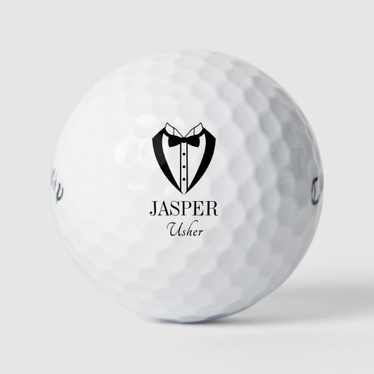 Tuxedo Usher Golfballen (Voorkant)