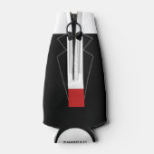 Tuxedo voor bruidegom drankkoeler flesjeskoeler (Achterkant)