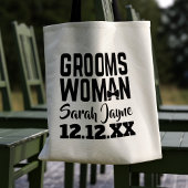 Tuxedo Wedding Groomsoman Canvas tas