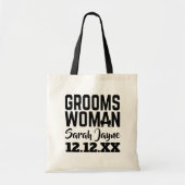 Tuxedo Wedding Groomsoman Canvas tas (Voorkant)