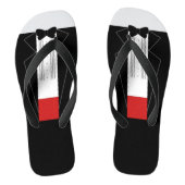 Tuxedo Wedding Teenslippers (Voetbed)