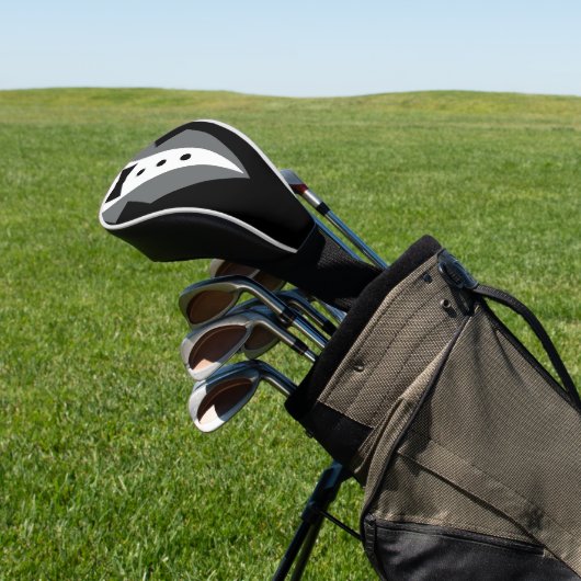 Tuxedo zwart Stropdas Vaderdag Golfheadcover (Insitu)