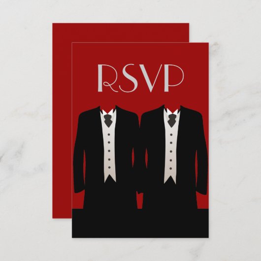 Tuxedos RSVP (Devant / Derrière)
