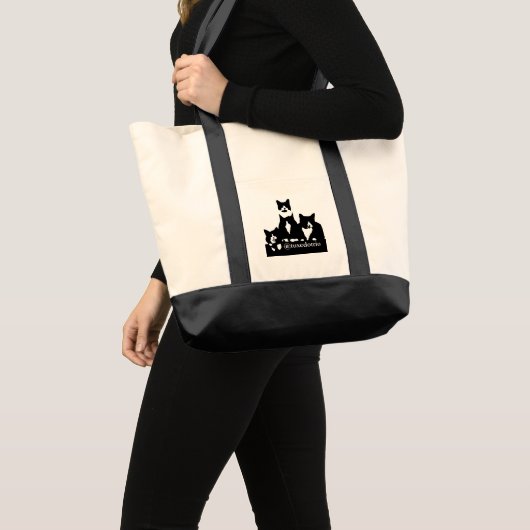 TuxedoTrio-Canvas tas (Voorkant (product))