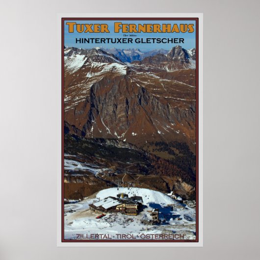 Tuxer Fernerhaus Poster (Voorkant)