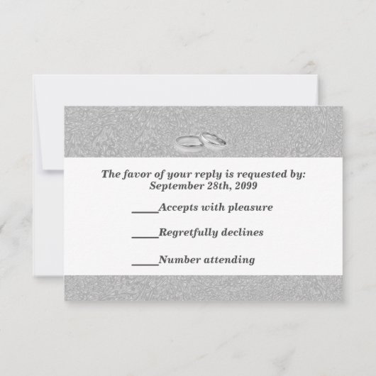 Tuxes Mariage de deux chambres RSVP (Dos)