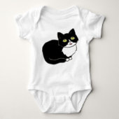 Tuxie Tuxedo Cat Romper (Voorkant)
