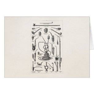 Tuyaux de tabac vintages et vieille illustration