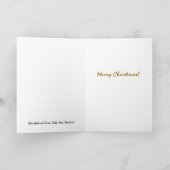 Tuyaux d'orgue multicolores Carte de Noël (Intérieur)