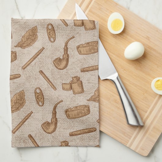 Tuyaux et plus de serviette de cuisine (Quart Plié)