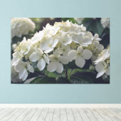 *~* TV2 Moelleux Hydrangea toile étirée Impression (Insitu (Plancher de Bois))