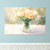 *~* TV2 TOUJOURS TULIPS Étendu Canvas Impression (Insitu (Plancher de Bois))
