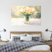 *~* TV2 TOUJOURS TULIPS Étendu Canvas Impression (Insitu(Chambre))