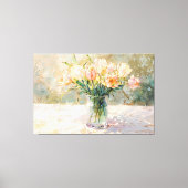 *~* TV2 TOUJOURS TULIPS Étendu Canvas Impression (Recto)