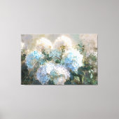 *~* TV2 Zacht Blauw Hydrangea Canvas Print (Voorkant)