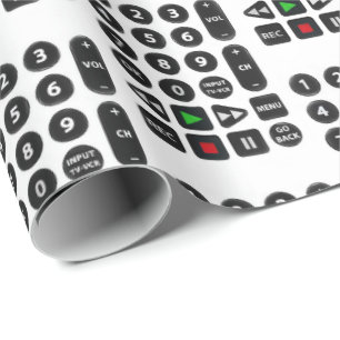 Tv-afstandsbediening Cadeaupapier