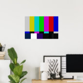 TV color Test Poster (Thuiskantoor)