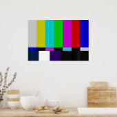 TV color Test Poster (Keuken)