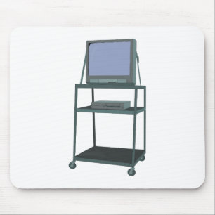 TV- en videokaart Classroom 80s 90s Funny School Muismat