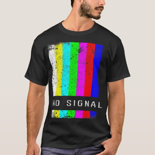 TV GEEN SIGNAAL T-SHIRT (Voorkant)