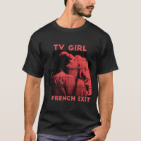 TV Girl Band Fransen Exit Album T-shirt
