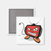 Tv is slecht!! magneet (Voorkant / Achterkant)