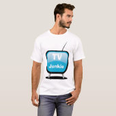 TV Junkie - T-shirt TV style dessin animé (Devant entier)