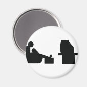 Tv kijken magneet (Voorkant / Achterkant)