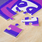 TV　purple　pink　Japan Legpuzzel (Zijkant)