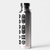 TV Remote met VCR-Button Waterfles (Links)