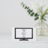 Tv-scherm-01 Visitekaartje (Staand voorkant)