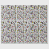 TV-serie Doodles: Funny  Set. Cadeaupapier (Vlak)