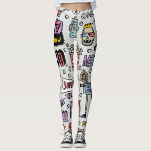 TV-serie Doodles: Funny Set. Leggings