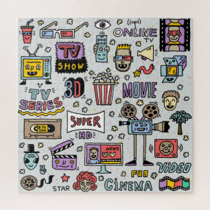 TV-serie Doodles: Funny Set. Legpuzzel