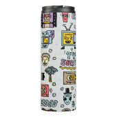 TV-serie Doodles: Funny  Set. Thermosbeker (Achterkant)