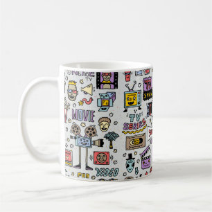 TV Shows, serie en films Funny Doodle Koffiemok
