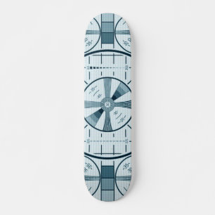 tv-testpatroon skateboard