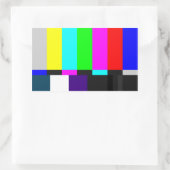 Tv-testscherm Rechthoekige Stickers (Tas)