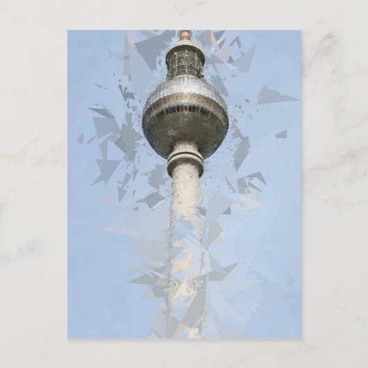 Tv-toren Berlijn Briefkaart (Voorkant)