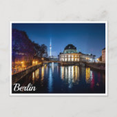 Tv-toren en museumeiland in Berlijn, Duitsland Briefkaart (Voorkant)