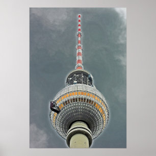 Tv Tower (Fernsehturm), Berlijn (tv2) Poster